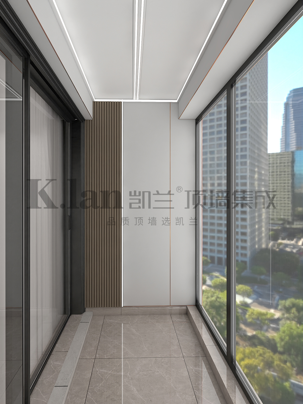 凱蘭集成吊頂鋁蜂窩大板鋁墻板