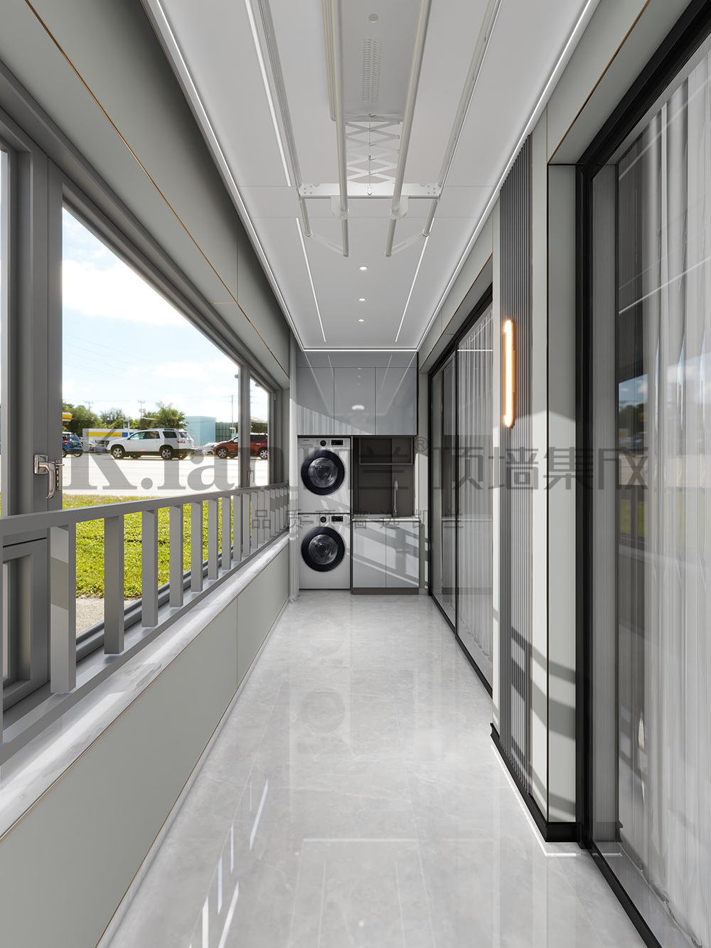 凱蘭集成吊頂鋁蜂窩大板鋁墻板